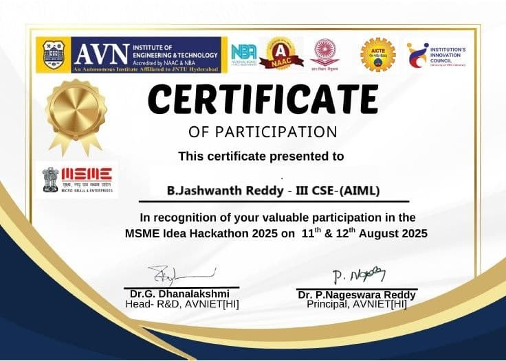 MSME Idea Hackathon 5.0